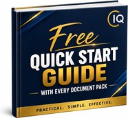 Free Quick Start Guide with every document pack